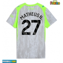 Manchester City Matheus Nunes #27 3rd trikot Frauen 2025-26 Kurzarm